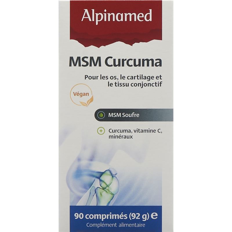 ALPINAMED MSM Curcuma Tabl Ds 90 Stk