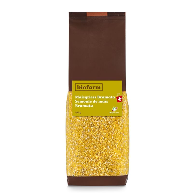 BIOFARM Maisgriess Bramata Knospe Btl 500 g