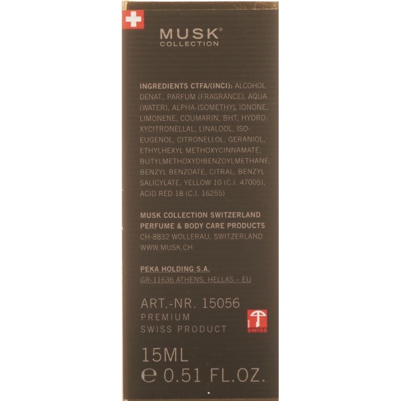 MUSK COLLECTION Perfume Nat Spray Fl 15 ml