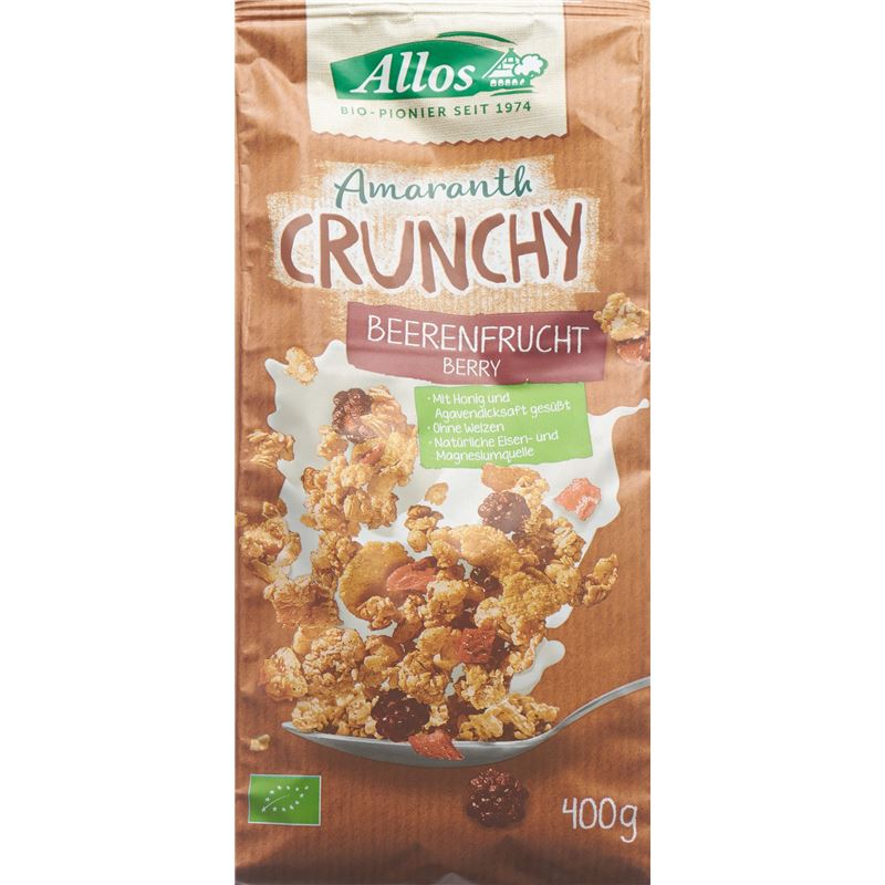 ALLOS Amaranth Crunchy Beerenfrucht Btl 400 g