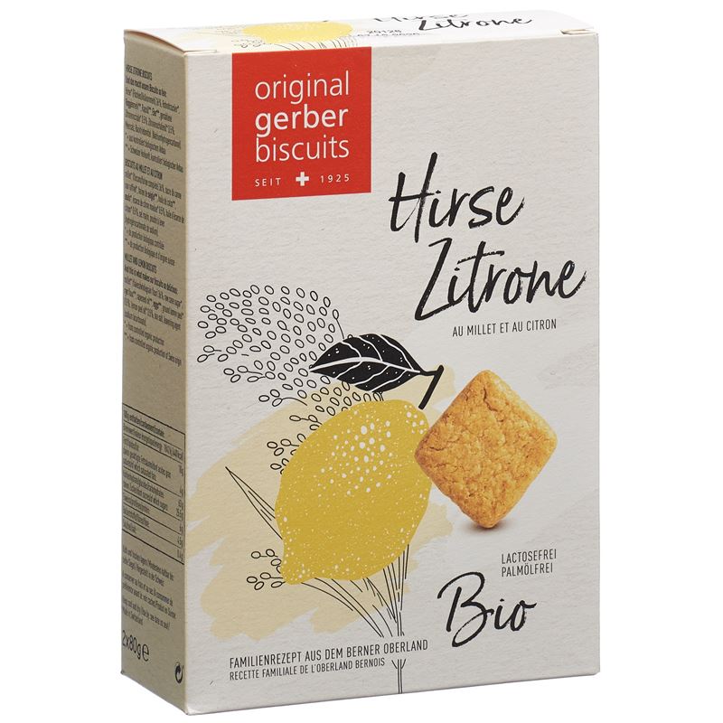 GERBER Hirse Zitrone Biscuits Bio 160 g