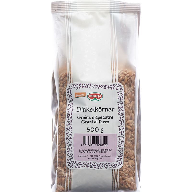MORGA Dinkelkörner Bio Demeter Btl 500 g