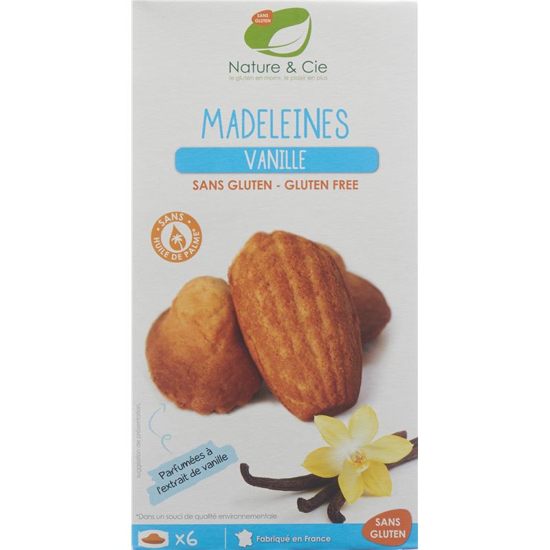 NATURE&CIE Madeleines Vanille glutenfrei 6 x 25 g