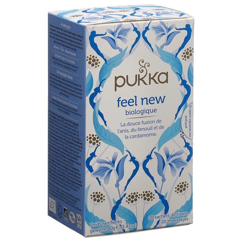 PUKKA Feel New Thé bio F Btl 20 Stk
