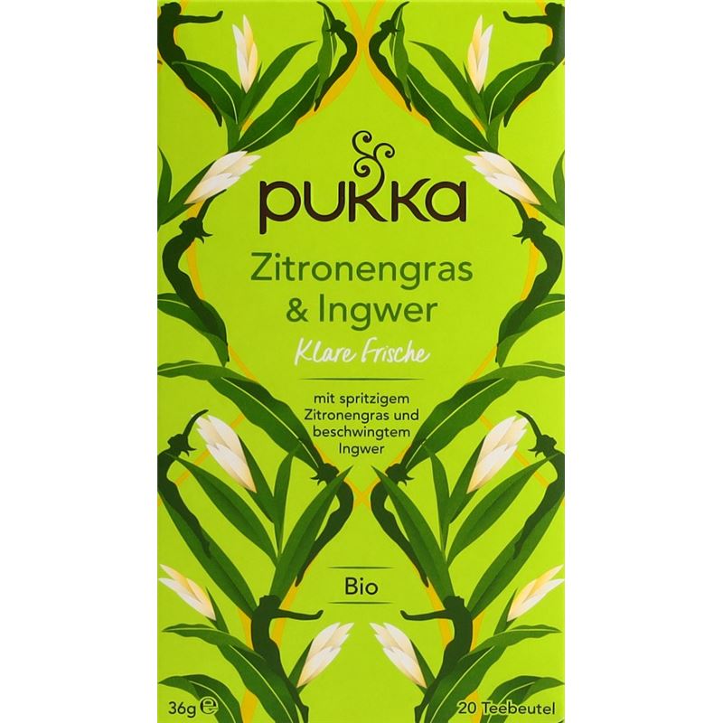 PUKKA Zitronengras&Ingwer Tee Bio Btl 20 Stk