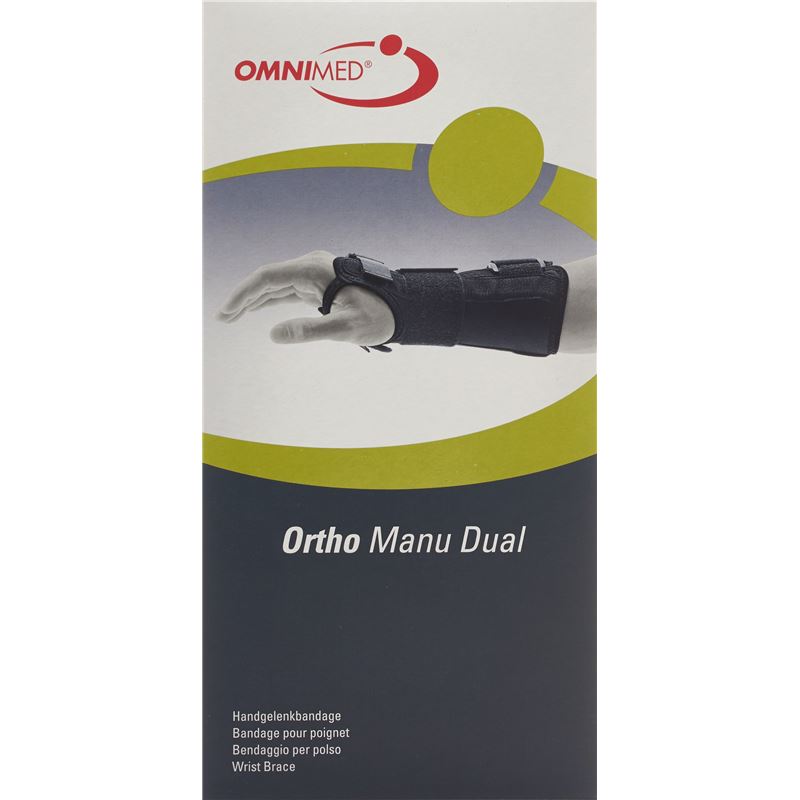 OMNIMED Ortho Manu Dual Handgelenkba M schwarz