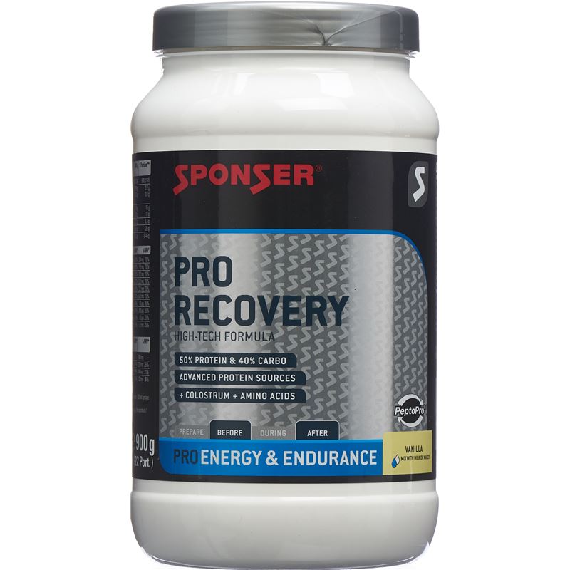 SPONSER Pro Recovery Drink Vanille Ds 900 g