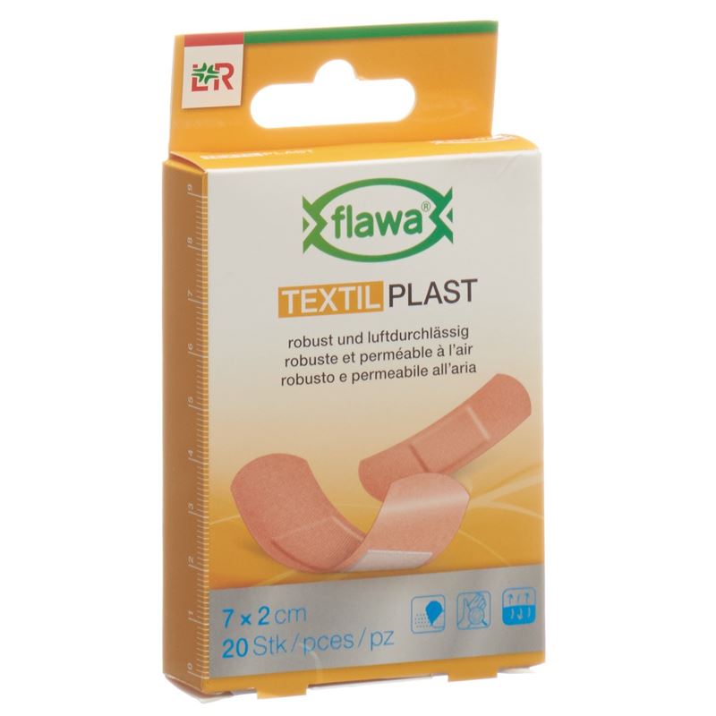 FLAWA Textil Plast Schnellverband 2x7cm 20 Stk
