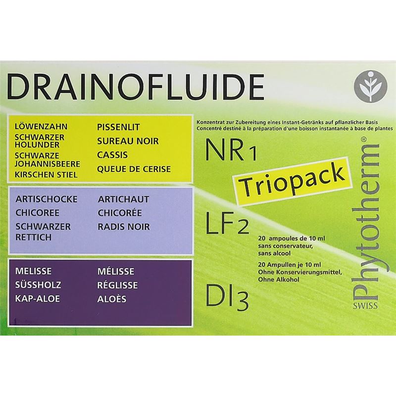 DRAINOFLUIDE Trio NR 1 + LF 2 + DI 3 3 x 20 Stk
