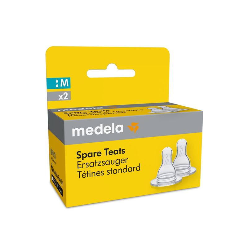 MEDELA Ersatzsauger mit mittlerem Fluss 2 Stk