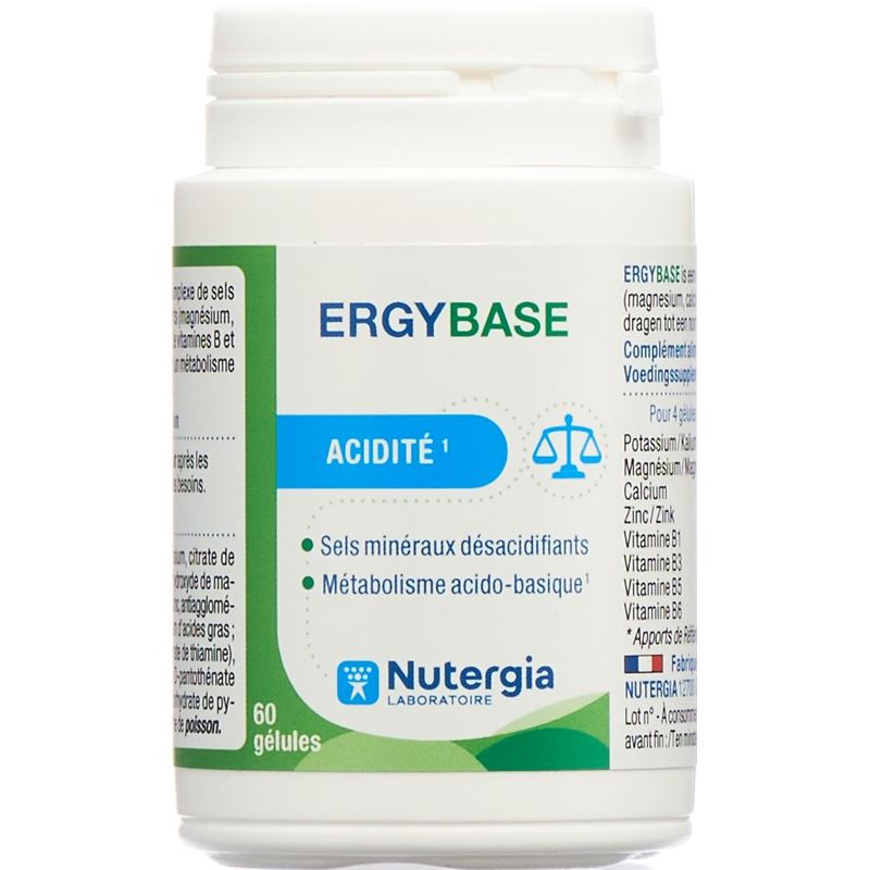 NUTERGIA Ergybase Gélules 60 Stk