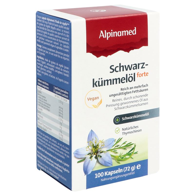 ALPINAMED Schwarzkümmelöl Kaps 100 Stk