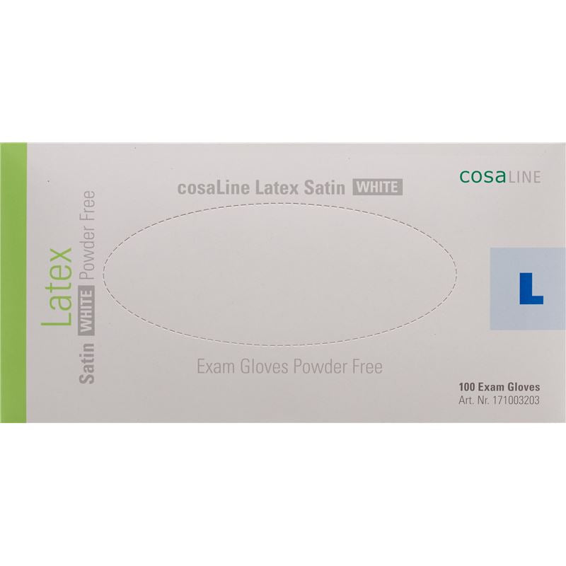 COSALINE UHS L Latex Sat weiss puderf 100 Stk