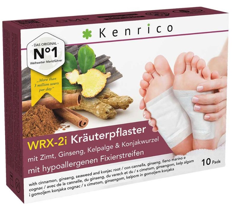 KENRICO Kräuterpflaster Zimt Gins Kelp Konj 10 Stk
