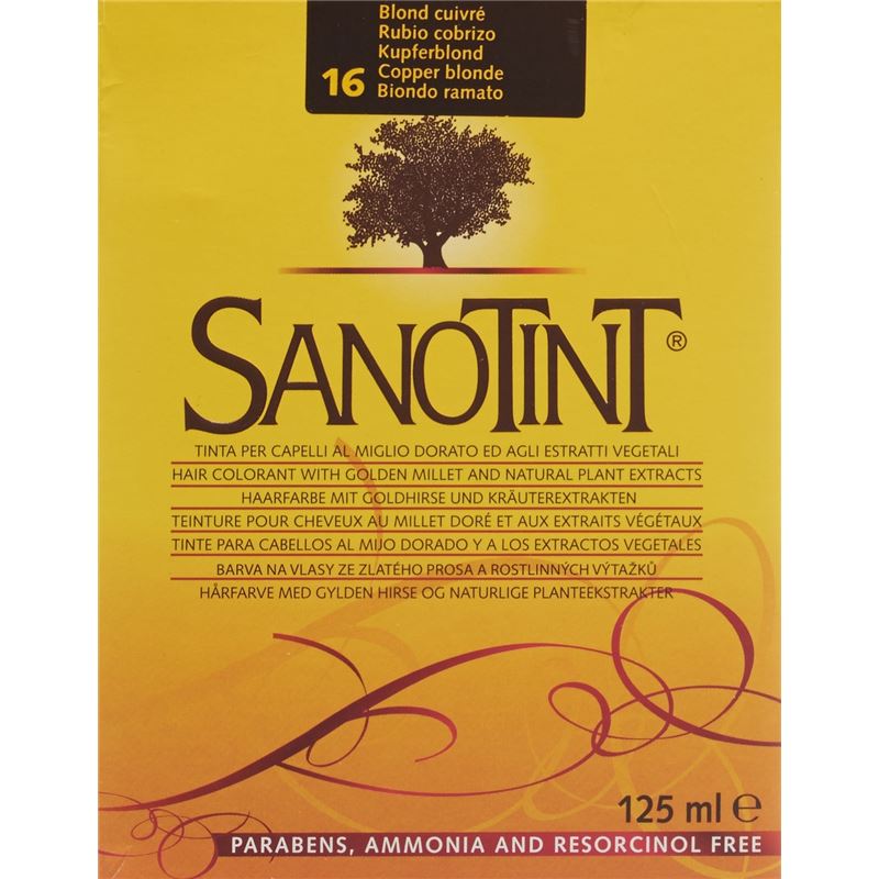 SANOTINT Haarfarbe 16 kupferblond