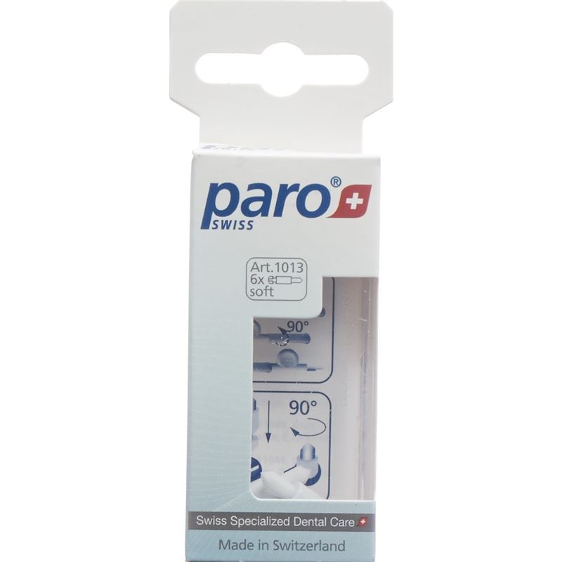 PARO Interspace Bürste F soft weiss refill 6 Stk