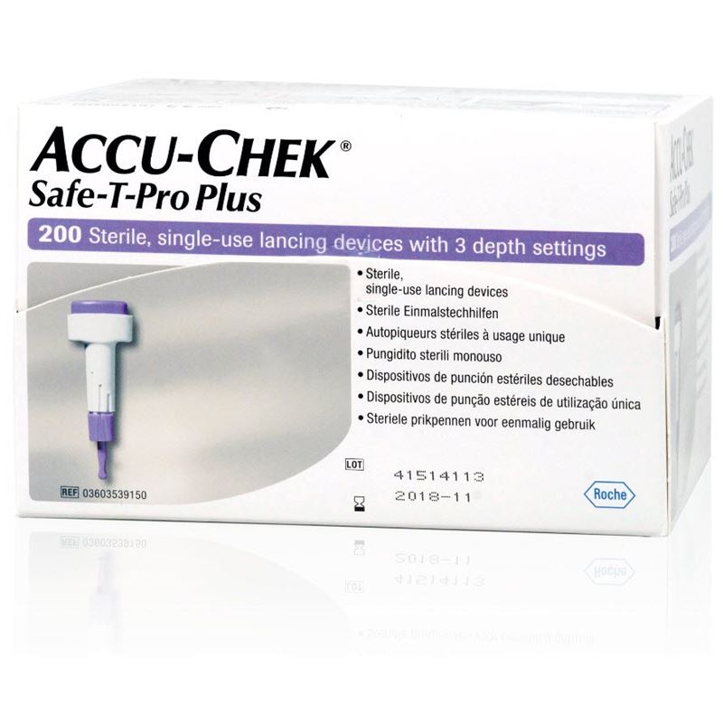 ACCU-CHEK SAFE-T PRO PLUS Einmalstechhilfe 200 Stk