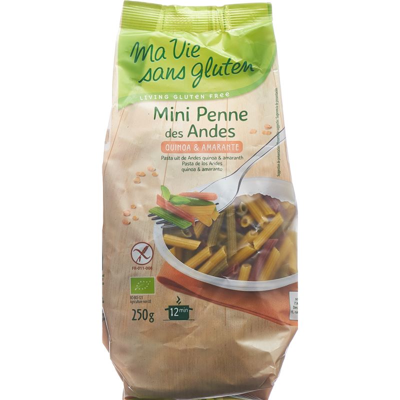 MA VIE S GLUT Mini Penne der Anden tricolore 250 g
