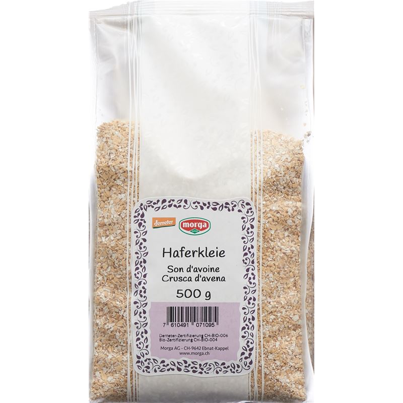 MORGA Haferkleie Demeter Btl 500 g
