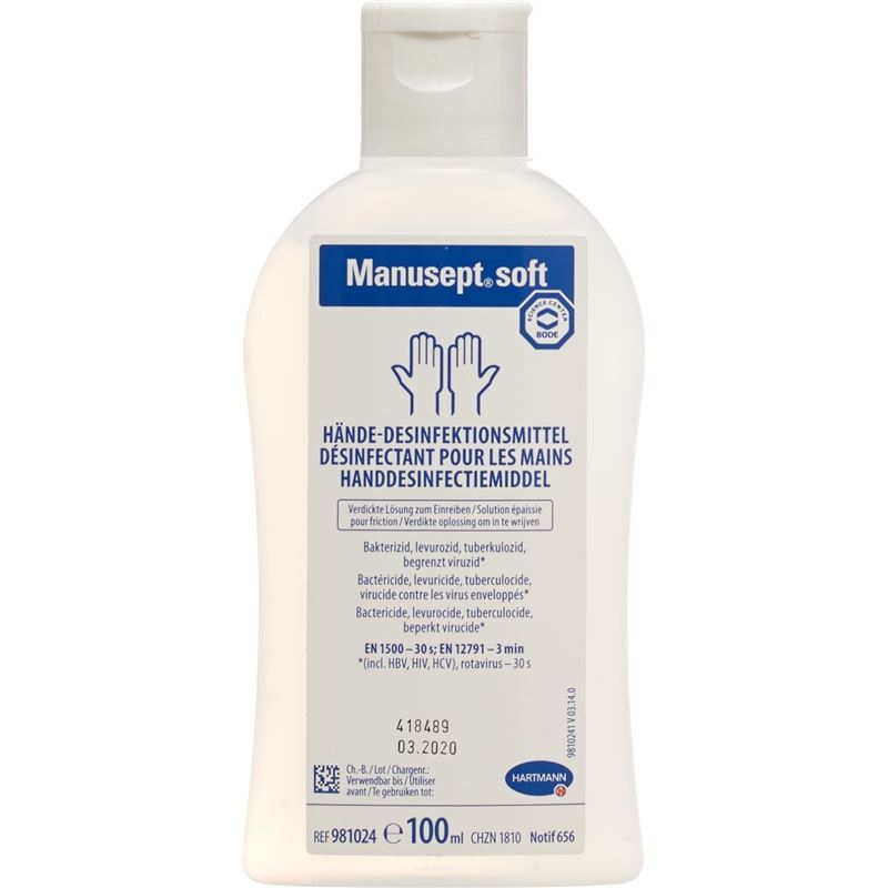 MANUSEPT soft Händedesinfektion Fl 100 ml