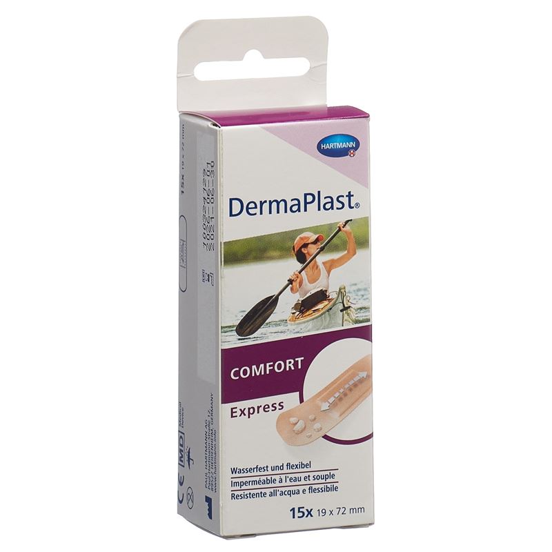 DERMAPLAST COMFORT Express Strips 19x72mm 15 Stk