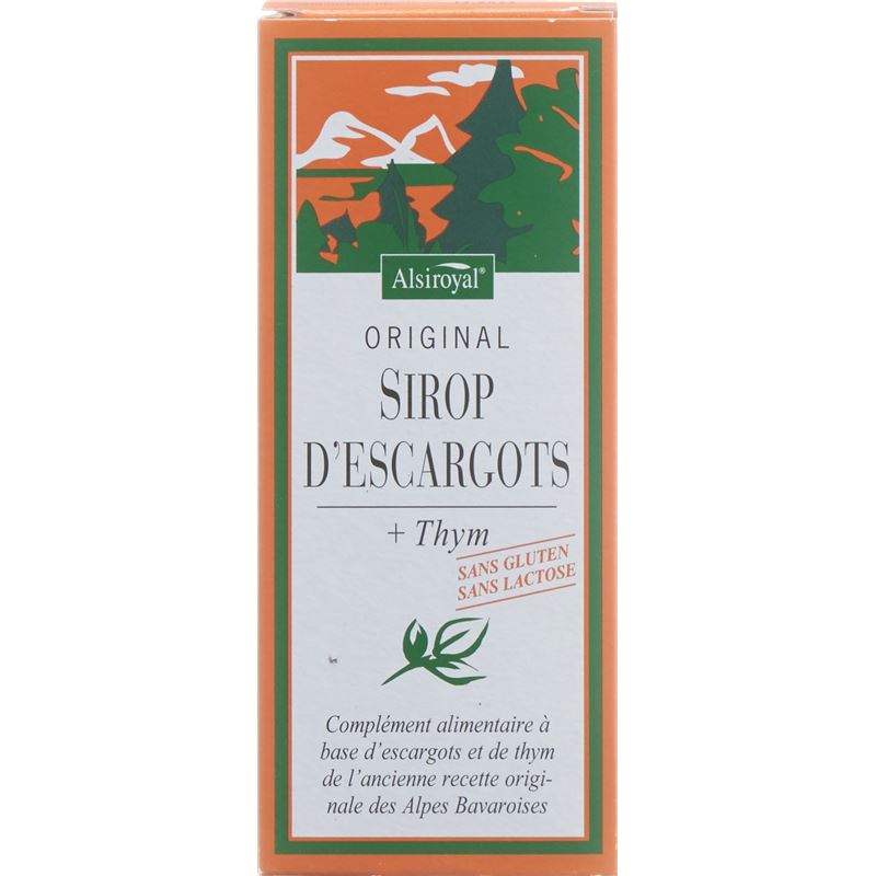 ALSIROYAL Original Schnecken Sirup Thymian 150 ml