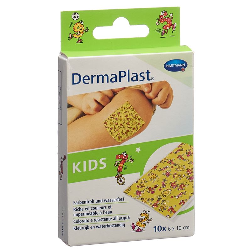 DERMAPLAST Kids Schnellverb 6x10cm Plast 10 Stk