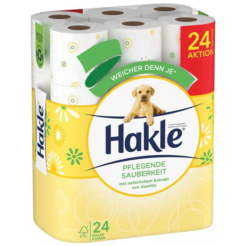 HAKLE Pflegende Sauberkeit FSC 24 Stk