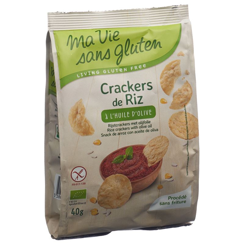 MA VIE S GLUT Reis Cräcker mit Olivenöl 40 g
