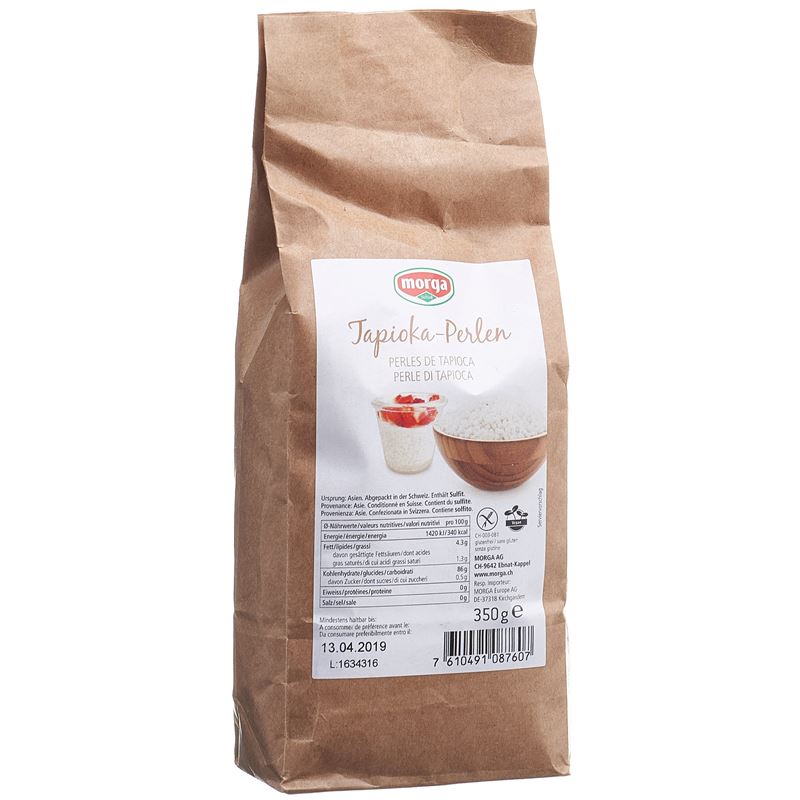 MORGA Tapioka-Perlen glutenfrei 350 g