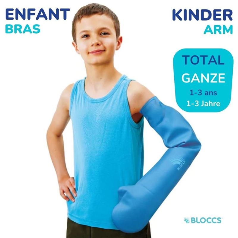 BLOCCS Bad Dusch Wasserschutz Arm 17-28/43cm Kind