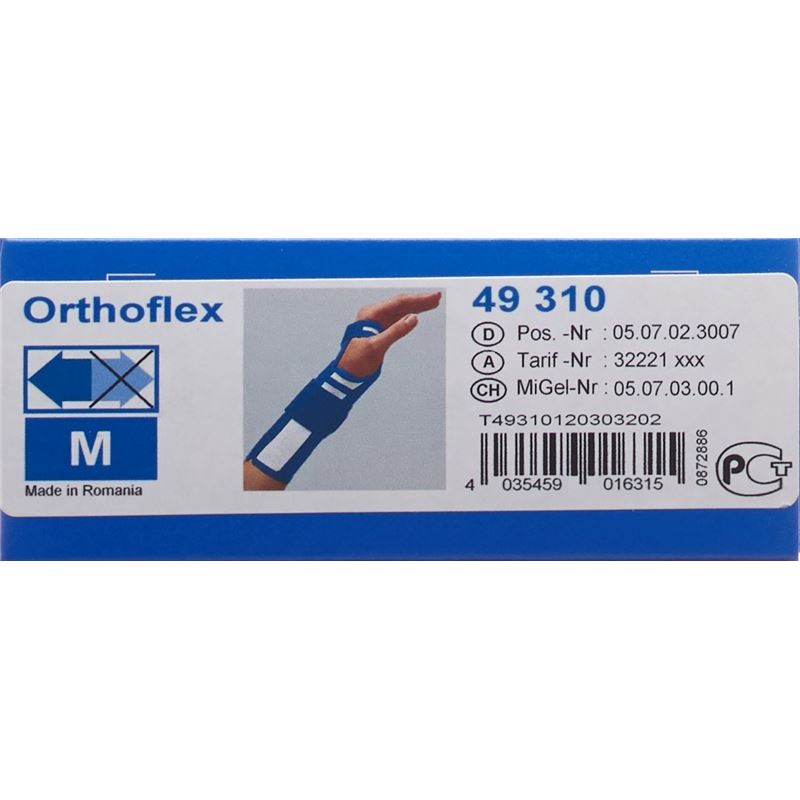 THUASNE Orthoflex Handgelenkband S 21cm links weis