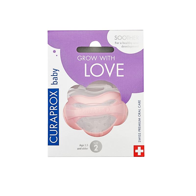 CURAPROX baby Schnuller Gr2 pink single