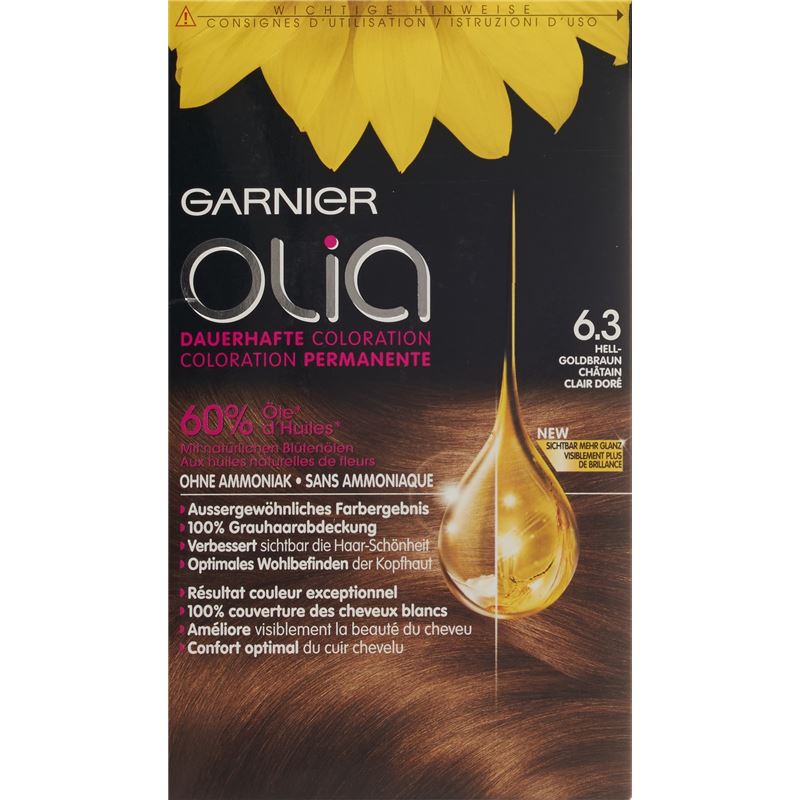 OLIA Haarfarbe 6.3 Hellgoldbraun