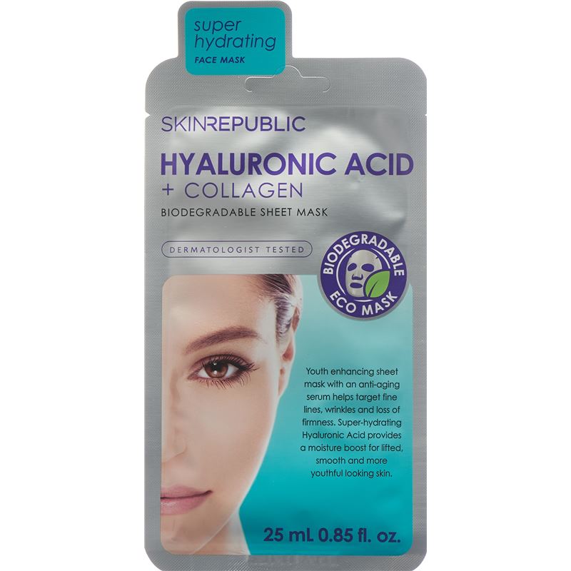 SKIN REPUBLIC Hyaluron Acid Collag Face Mask 25 ml