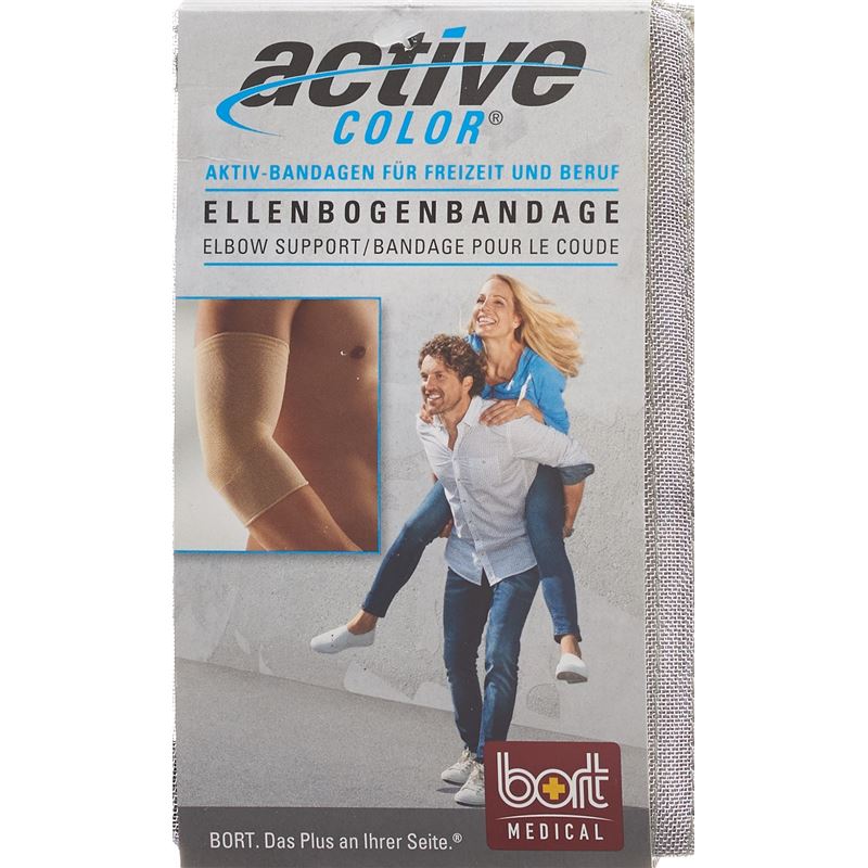 BORT ActiveColor Ellenbogenbandage M -28cm beige
