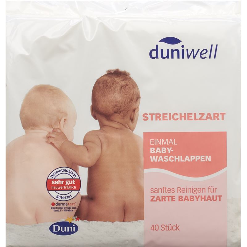 DUNIWELL Baby Waschlappen 40 Stk