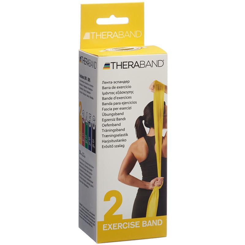 THERA BAND 2.5mx12.7cm gelb leicht