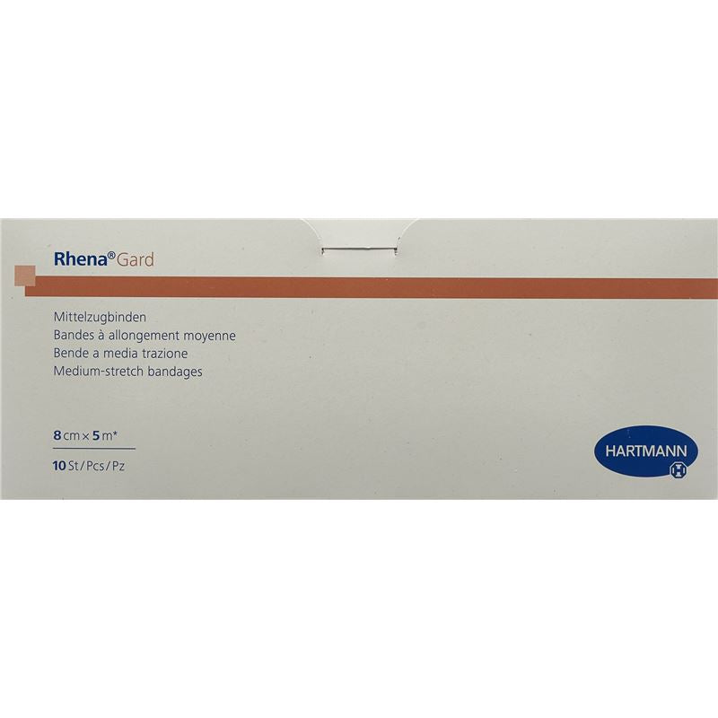 RHENA GARD Elastische Binde 5mx8cm 10 Stk