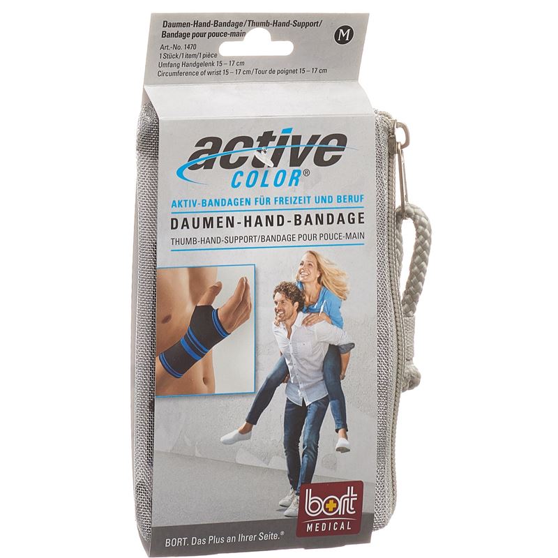 BORT ActiveColor Daumen-Hand L schwarz