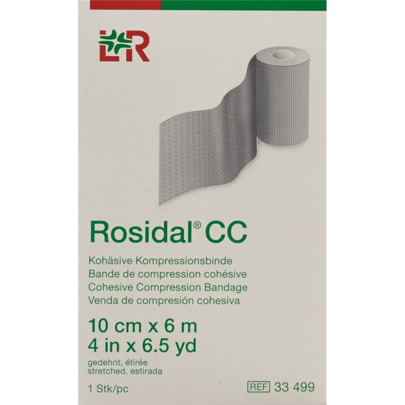 ROSIDAL CC kohäs Kompressionsbinde Kurzzug 10cmx6m