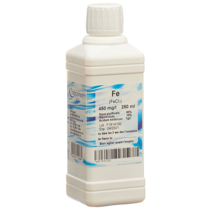 OLIGOPHARM Eisen Lös 450 mg/l 250 ml