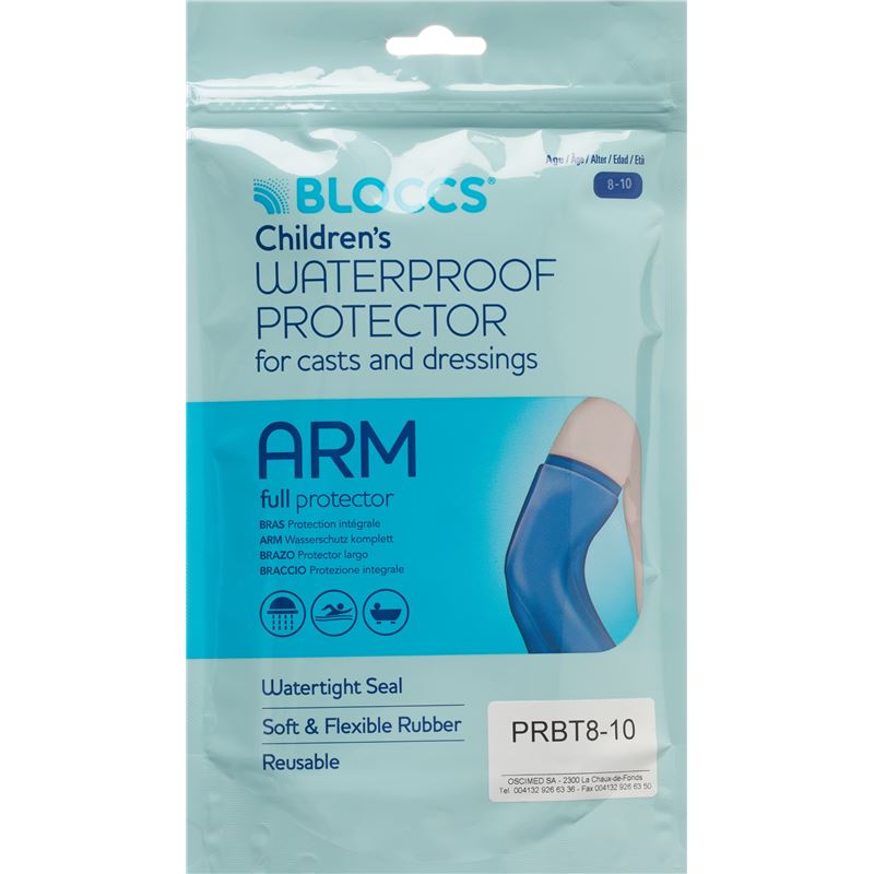 BLOCCS Bad Dusch Wasserschutz Arm 20-33/53cm Kind