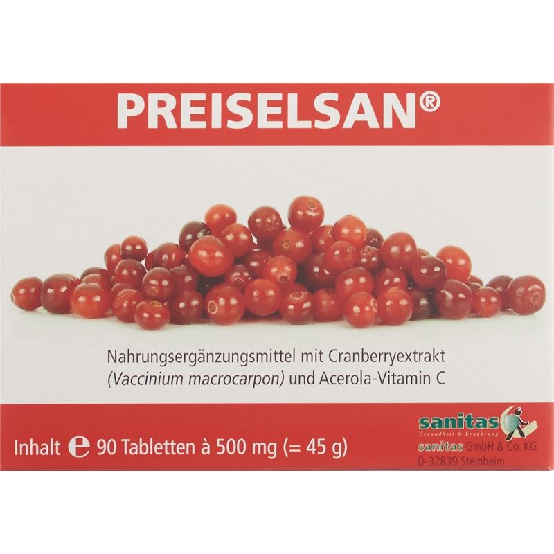 PREISELSAN mit Cranberry-Extrakt Tabl 90 Stk