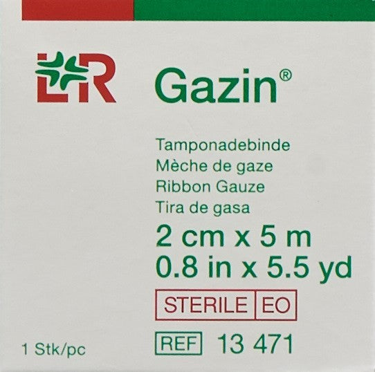 GAZIN Tamponadebinden 2cmx5m steril