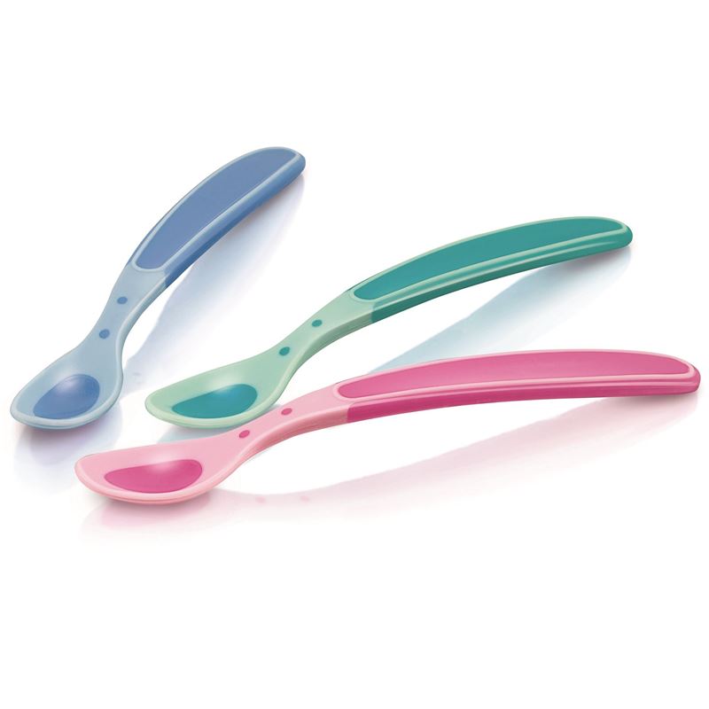 NUBY Breilöffel wärmesensitiv Soft Flex 3 Stk