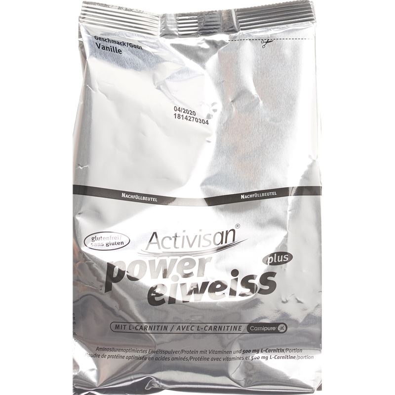 ACTIVISAN Power Eiweiss m L-Carnitin Van Btl 500 g