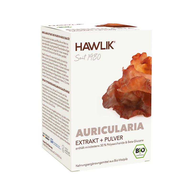 HAWLIK Auricularia Extrakt + Pulver Kaps 120 Stk