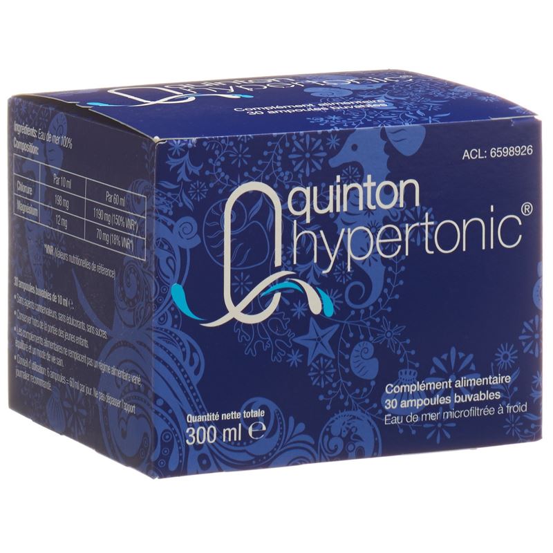 QUINTON Hypertonic 21g/l Trinkamp 30 Stk