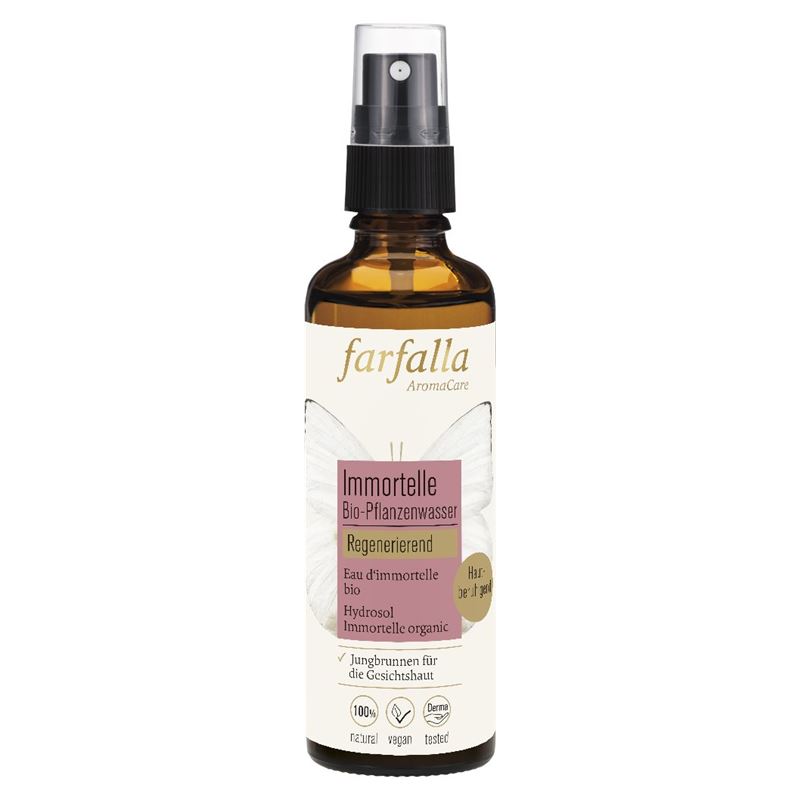 FARFALLA Bio-Pflanzenwasser Immortelle Spr 75 ml
